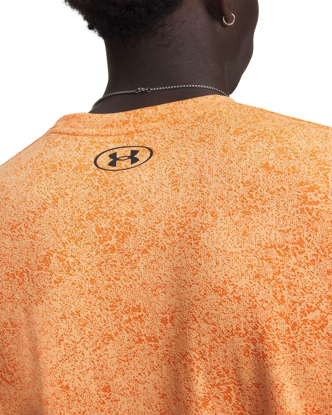 Under Armour Tech heren shirt met korte mouwen, oranje 3/3