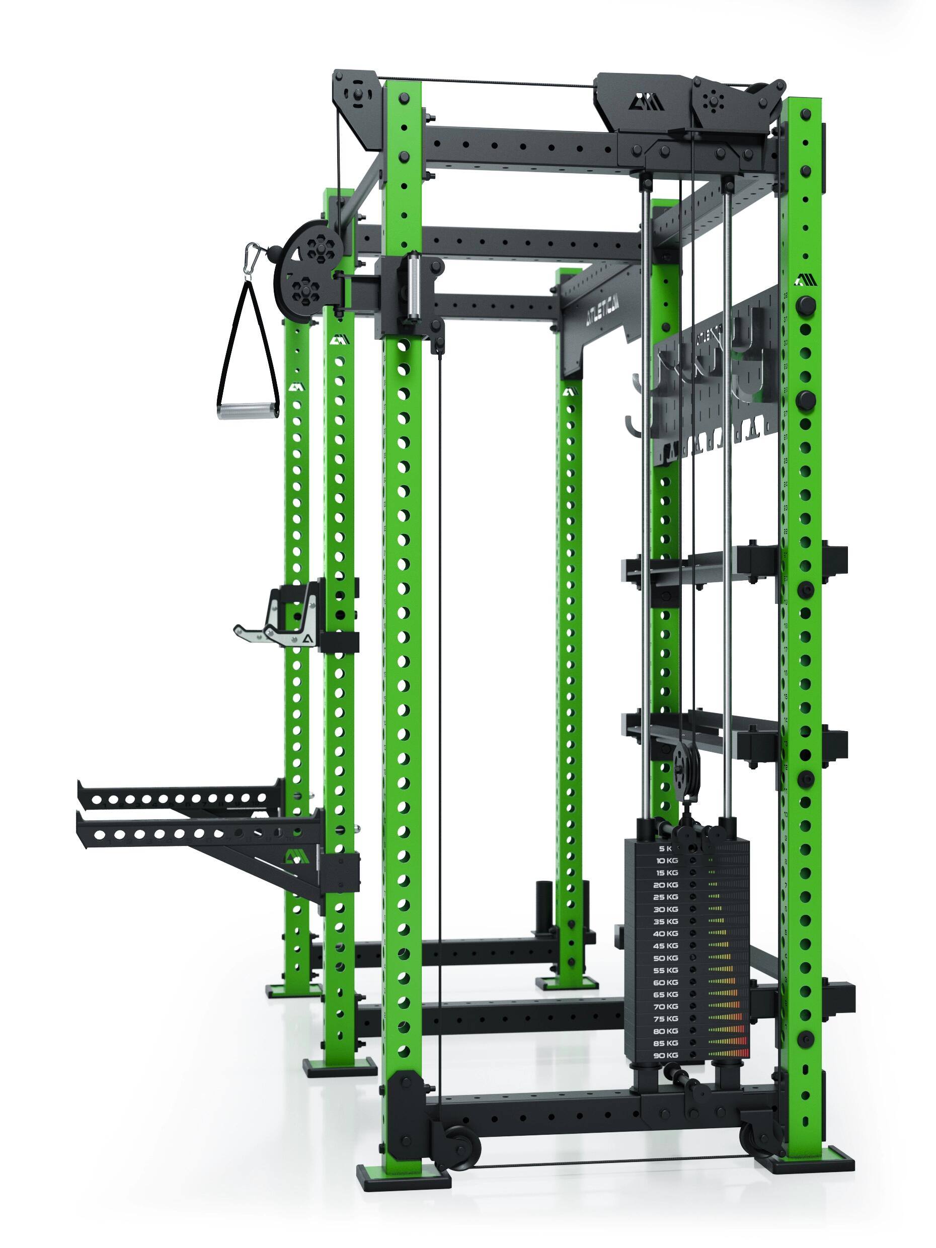 R8 Falcon R | Electric Green | Power Rack 3/6