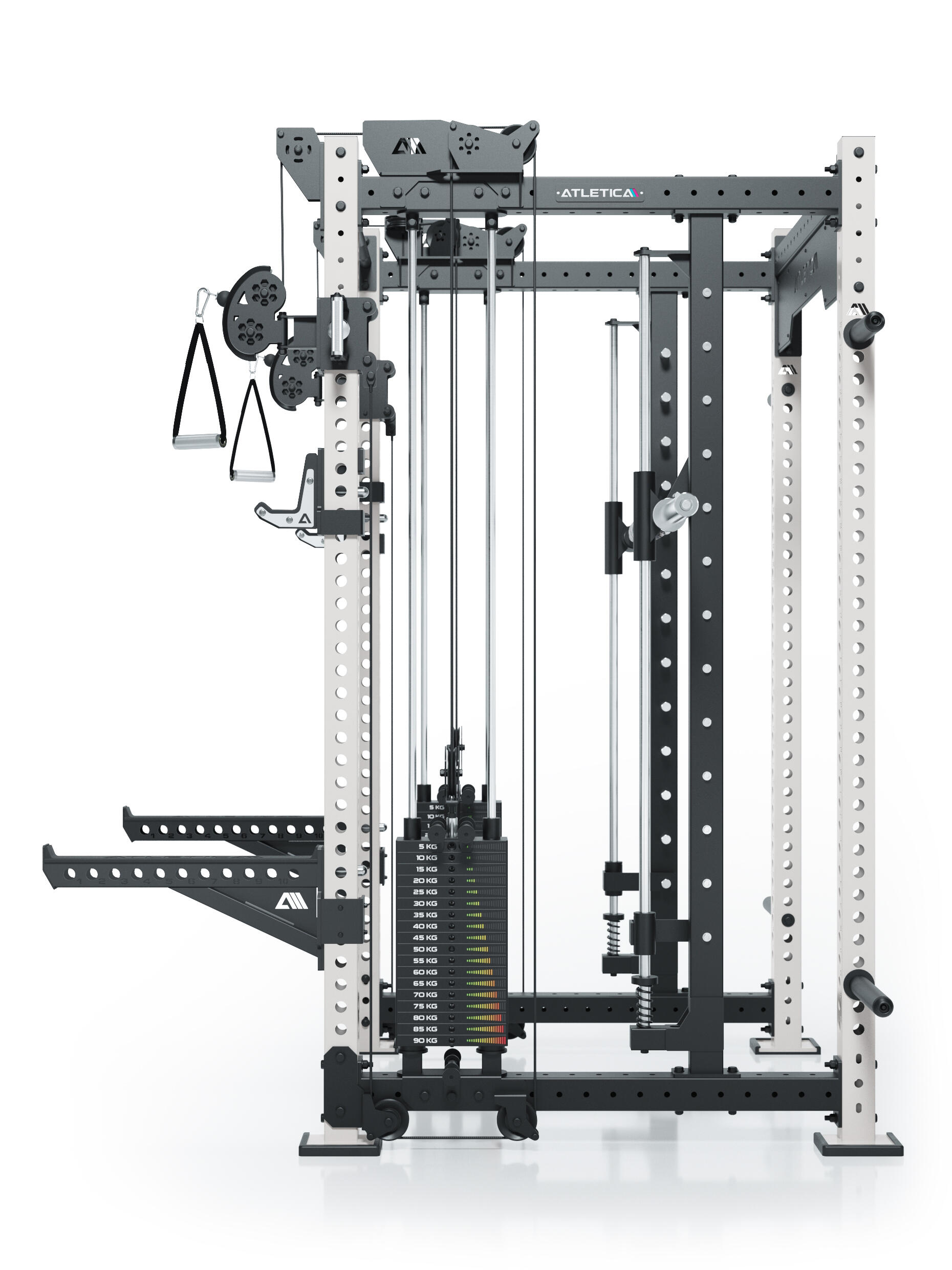 R8 Bradley Combat | 180kg Weight Stack | Weiss | Power Rack 3/7
