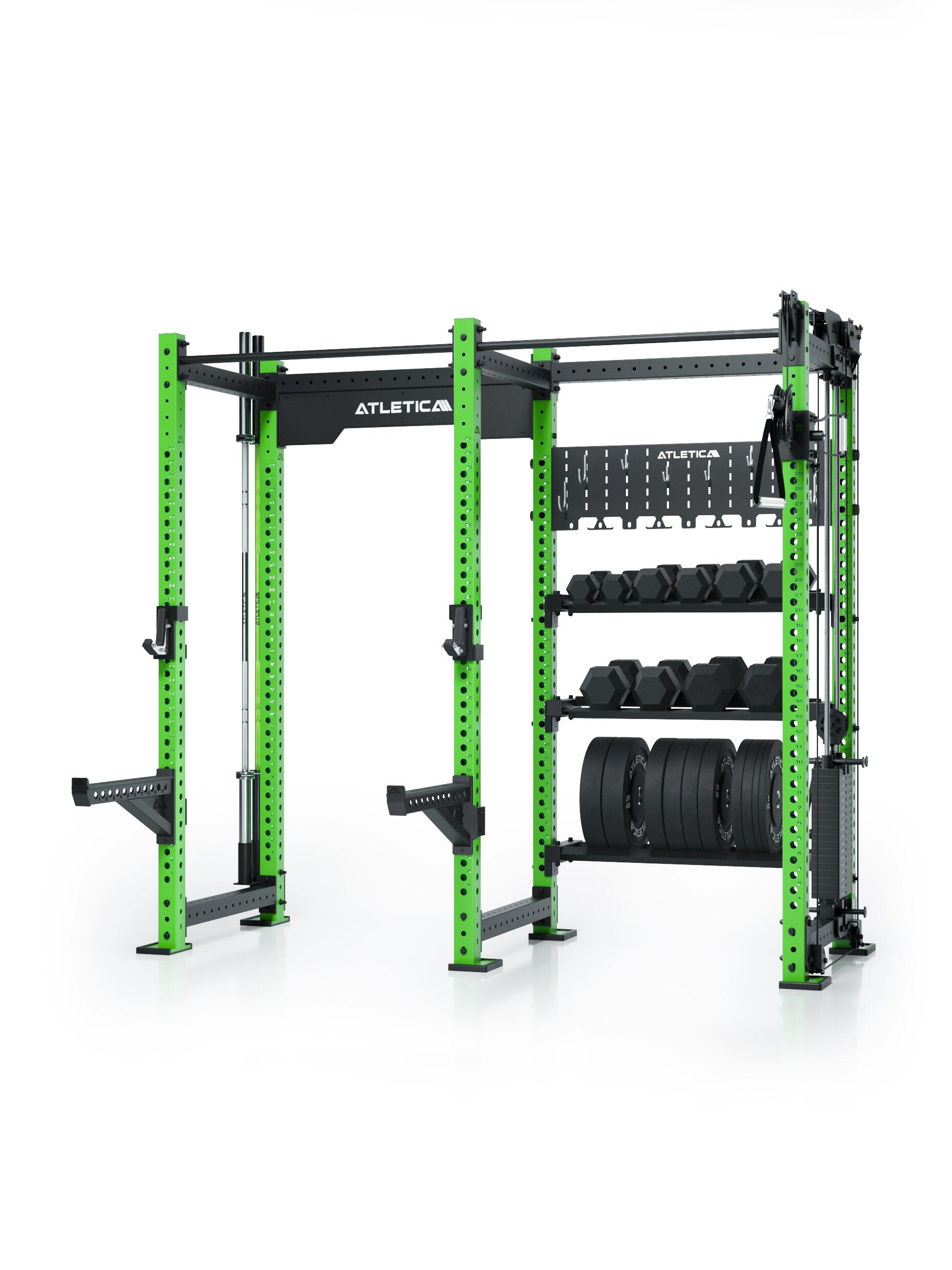 R8 Falcon R | Electric Green | Power Rack 6/6