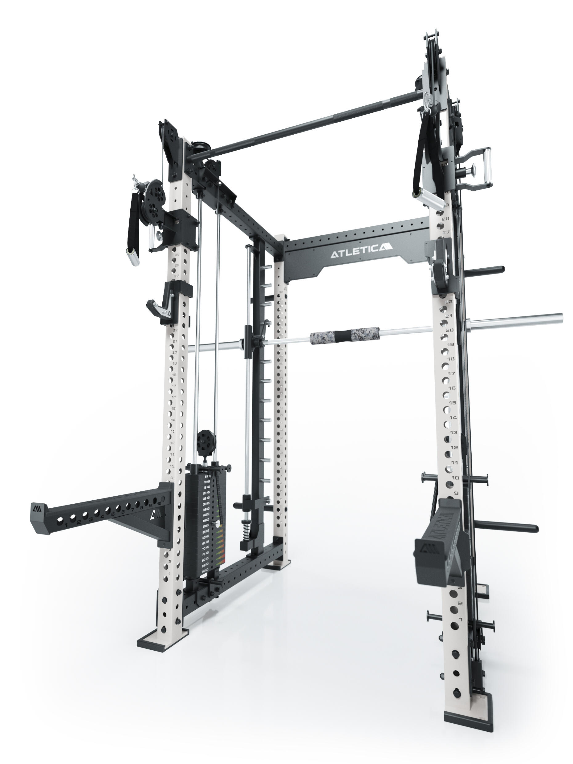 R8 Bradley Combat | 180kg Weight Stack | Weiss | Power Rack 6/7