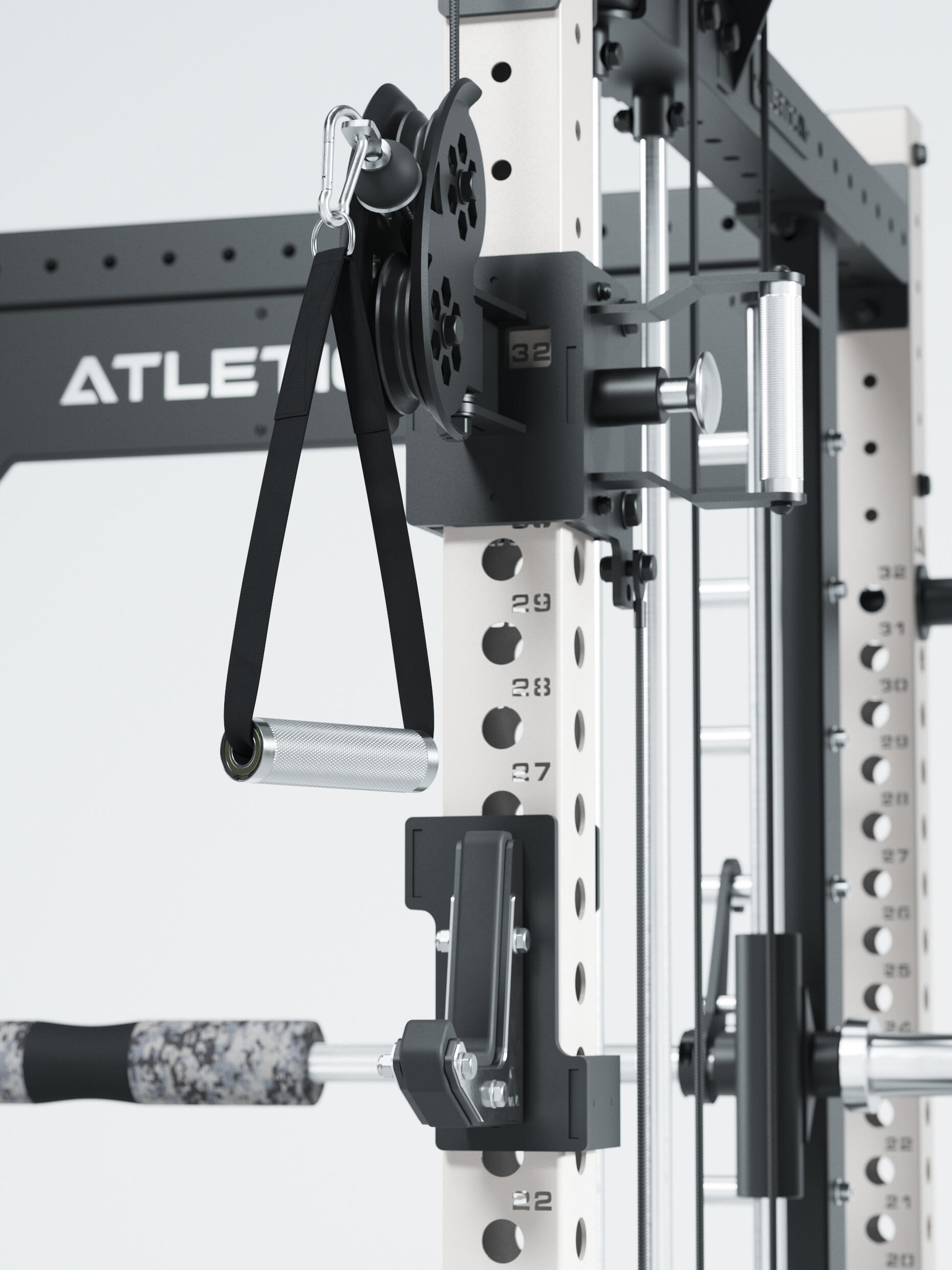 R8 Bradley Combat | 180kg Weight Stack | Weiss | Power Rack 7/7