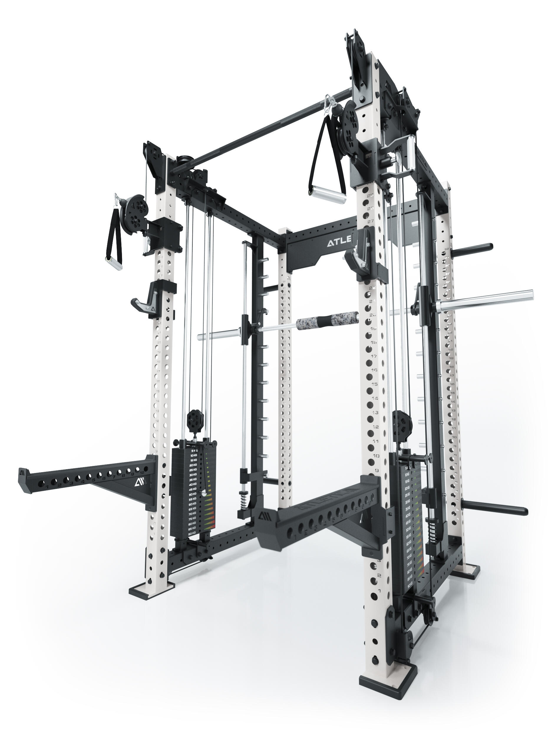 R8 Bradley Combat | 180kg Weight Stack | Weiss | Power Rack 5/7