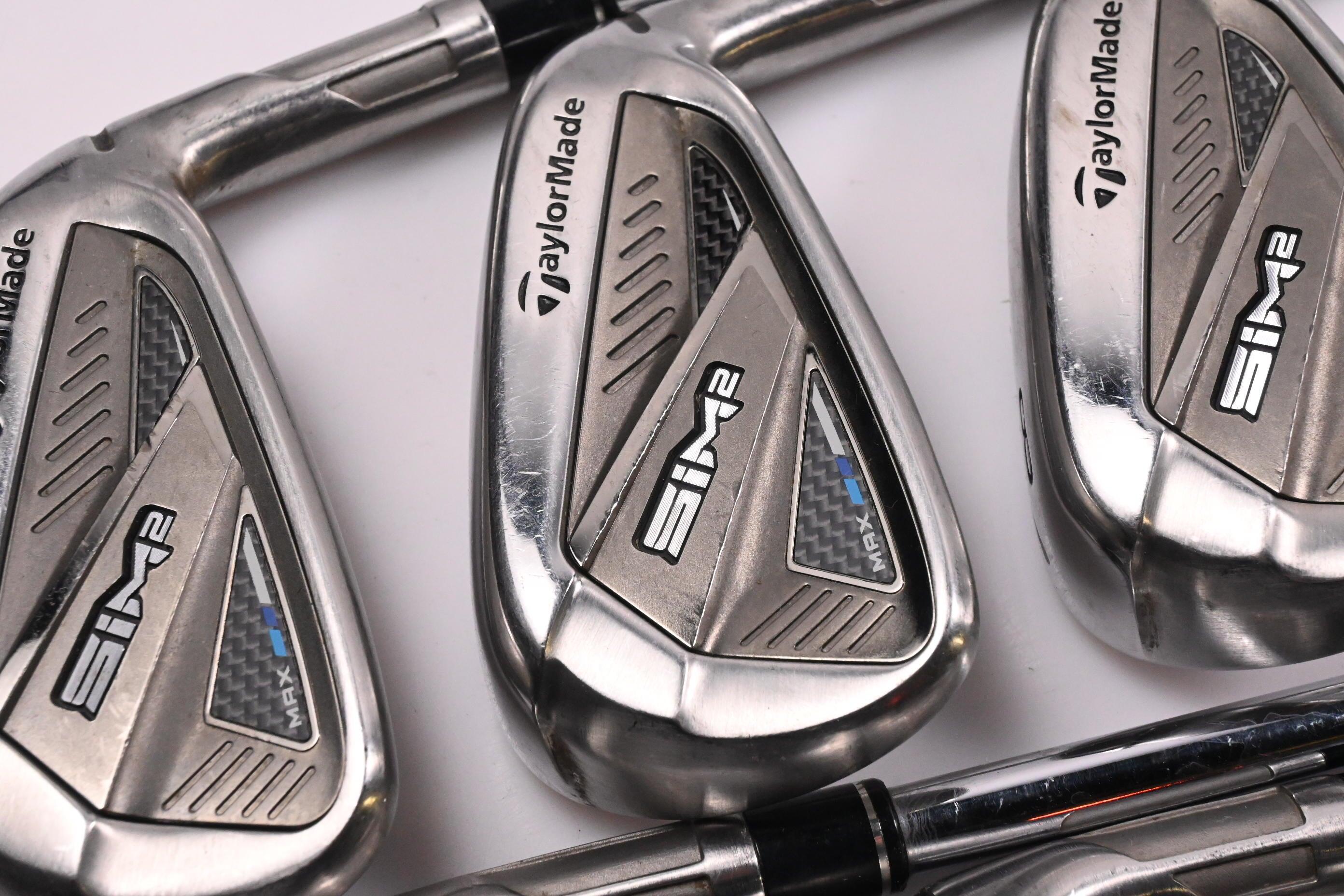 Taylormade SIM2 Max Irons / 6-PW+GW / Stiff Flex KBS MAX MT 85 