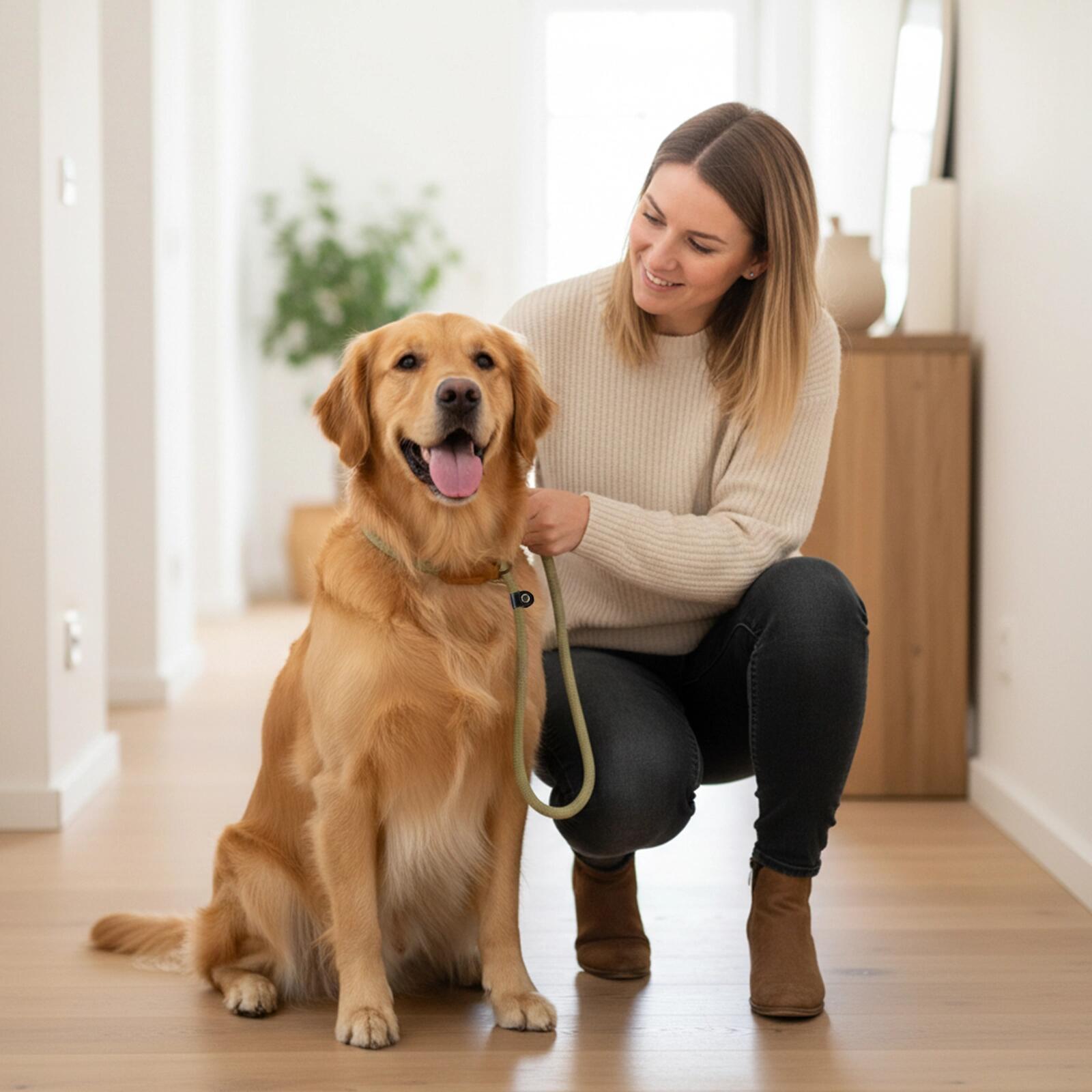 Guinzaglio Retriever Tilda – Guinzaglio 2 in 1 con Stop di Sicurezza 2/5