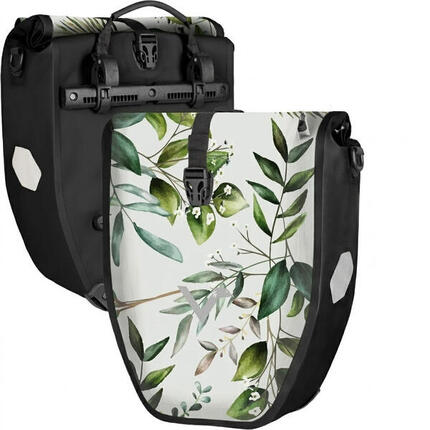 Sacoches vélo x2 étanches et réfléchissantes 20L – Basic