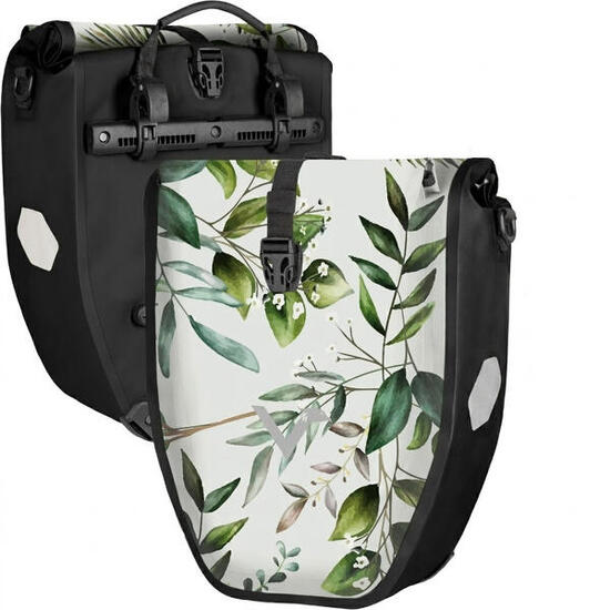 Sacoches vélo x2 étanches et réfléchissantes 32L – Basic