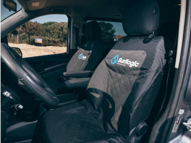 Pokrowiec na fotel samochodowy Surf Logic Car Seat Cover TRIPLE Black 2/3