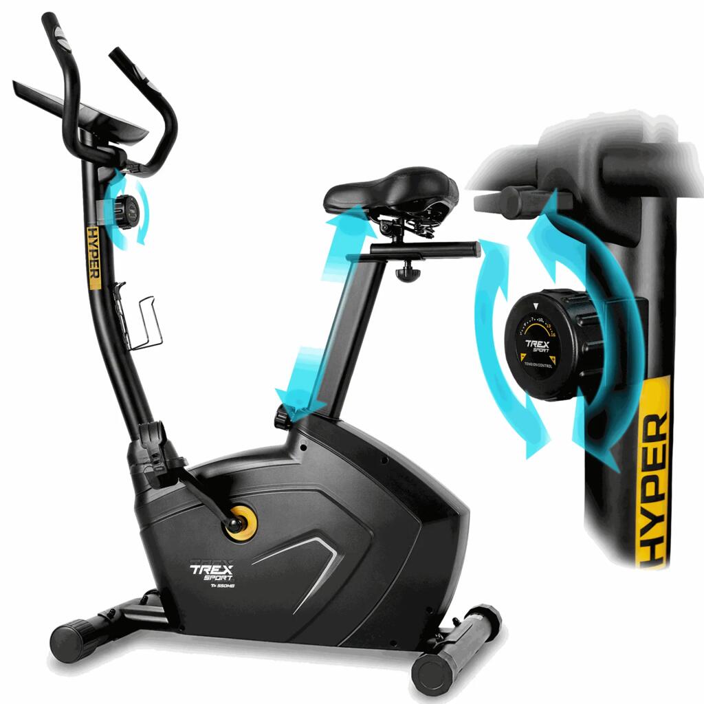 Магнитен велоергометър Trex Sport HYPER TX-550MB, 16 нива на съпротивление