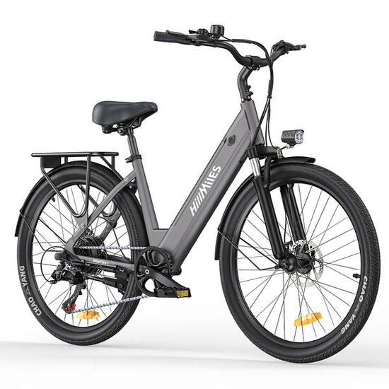 Vélo électrique urbain HillMiles MileCity 250 W, 26 pouces, batterie 36 V 13 Ah