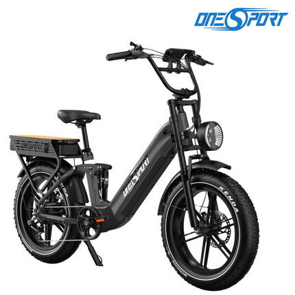 E-Bike lage instap OT08pro 20" 1728WH elektrische fiets uniseks wit