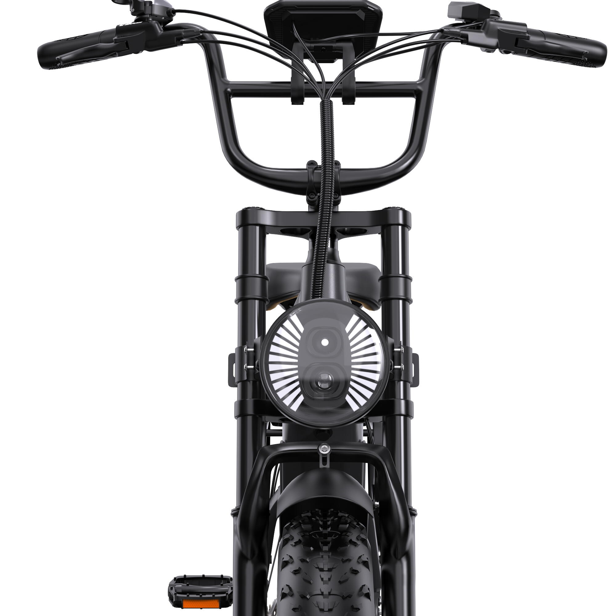 E-Bike entrada baixa OT08pro 20" 1728WH bicicleta elétrica unissex cinza 4/7