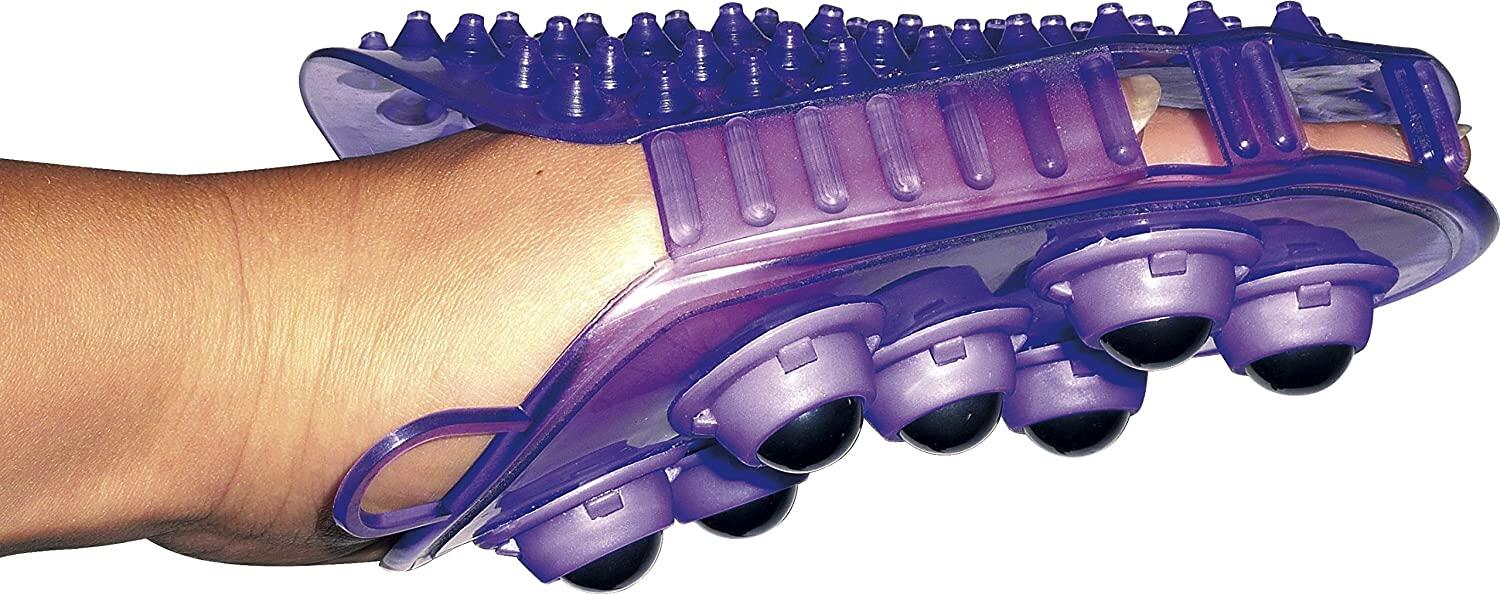 Gant double face étrille et massage pour chevaux  - HIPPO-TONIC 2/2