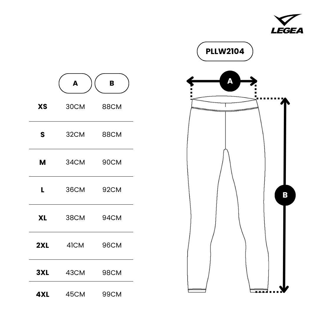 Dames Hardloopleggings LEGEA Levery Zwart 6/6
