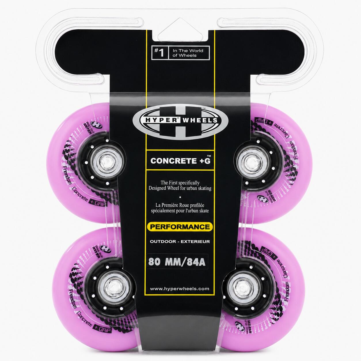 Rollen 4er-SET Hyper Concrete+G Limited Edition 84A 3/3