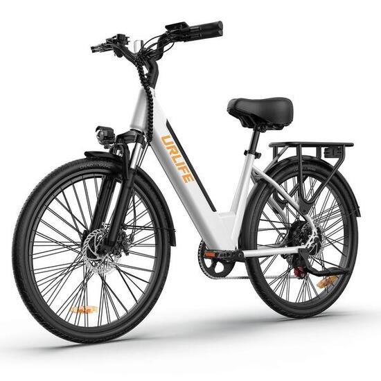 E26 Vélo électrique ville, moteur 250W, batterie 48V 10.4Ah, 26" pneu, 50-60km