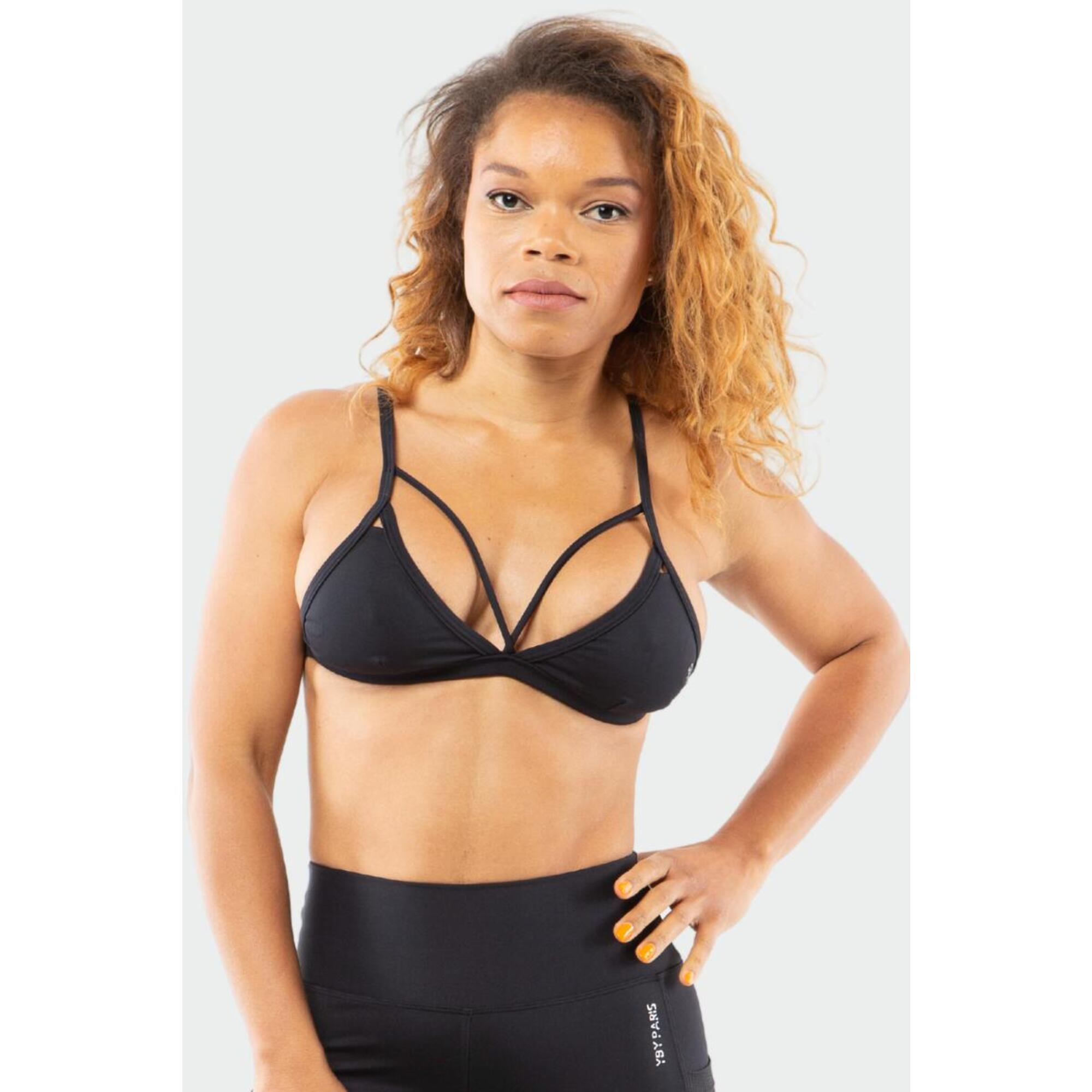 Brassière yoga femme maintien léger soft touche eco-conçu en fibre biodégradable
