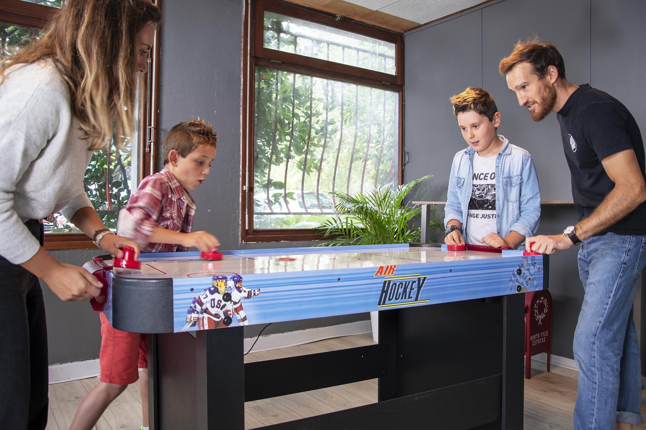 Air Hockey Teenager - Table de Air-Hockey avec système d'air pulsé 6-8W 2/7