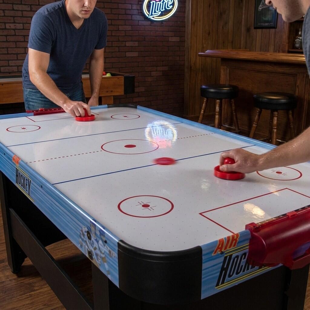 Air Hockey Teenager - Table de Air-Hockey avec système d'air pulsé 6-8W 7/7