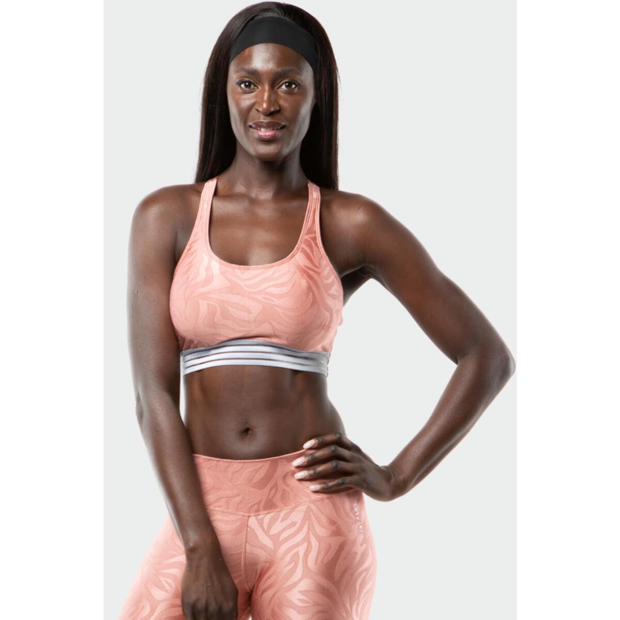 Brassière yoga femme maintien élevé soft touche eco-conçu en fibre biodégradable