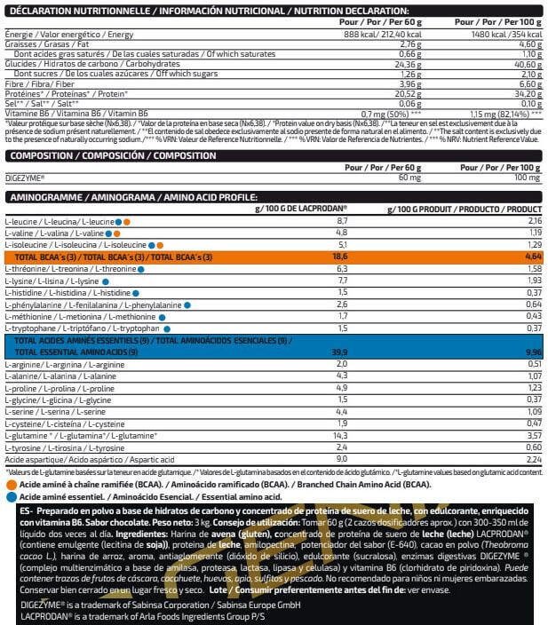 Professional Lean Mass - 3 kg Chocolat de IO.Genix 2/3