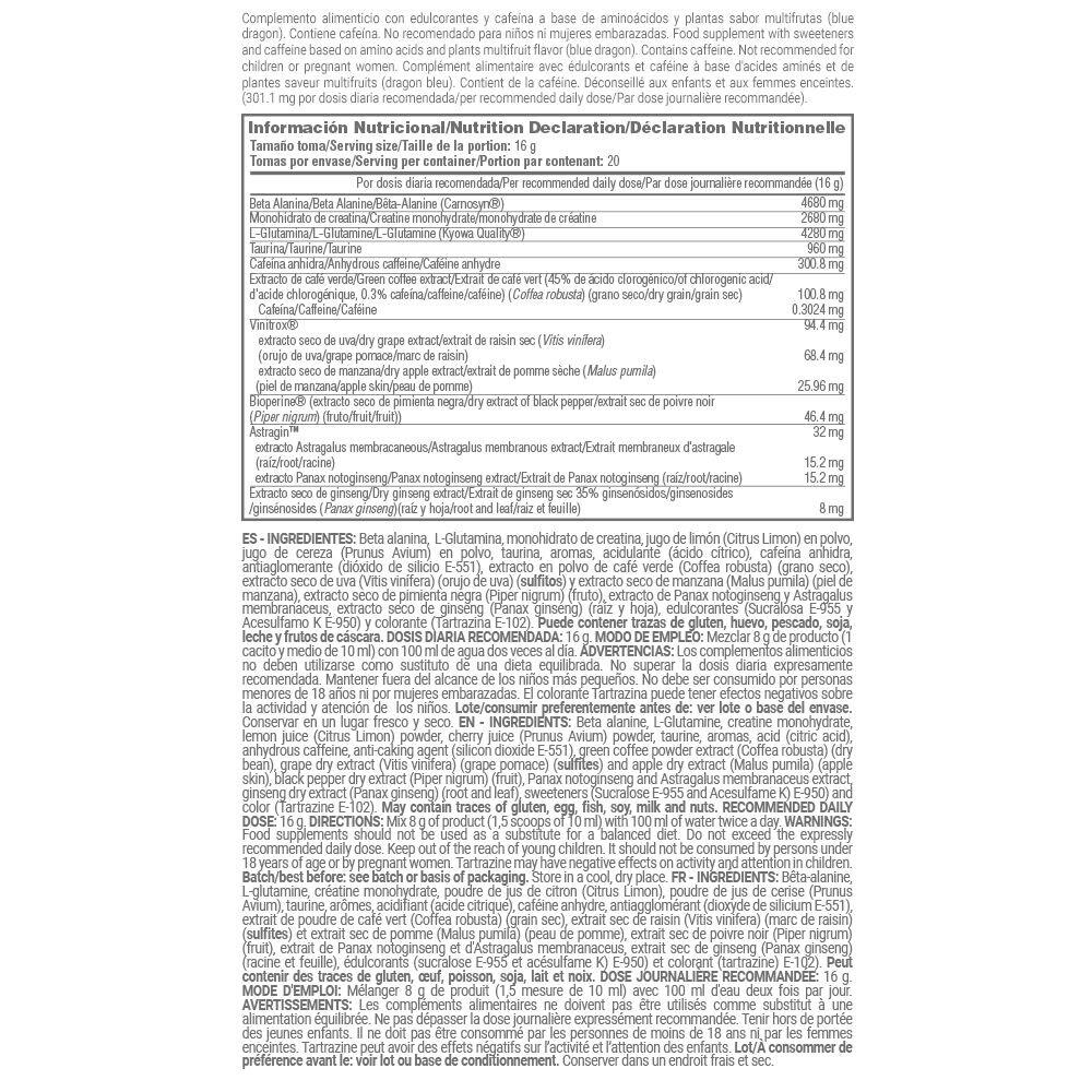 Kongestion preworkout - 320g Boisson énergique de MASmusculo 5/6