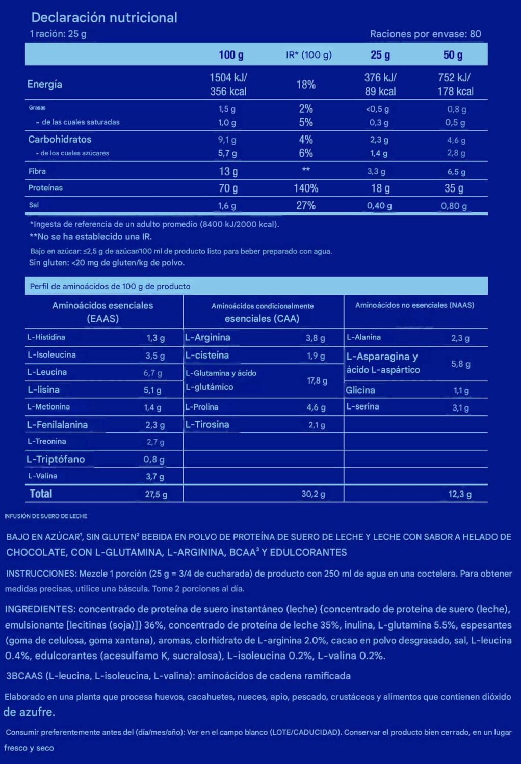 Whey infusion - 2kg Glace au chocolat de Scitec Nutrition 3/3