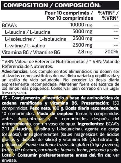 Bcaa´s 2:1:1 pro - 150 comprimés de IO.Genix 2/3