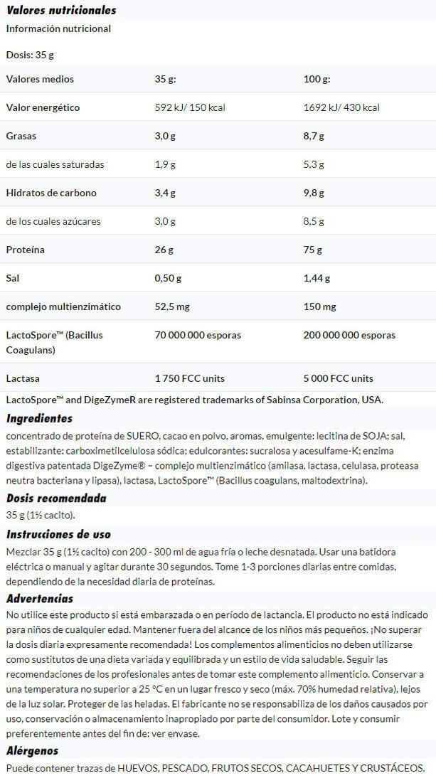 Ultra Pure Whey - 1,8Kg Chocolate Dubái Amix Nutrition 2/3