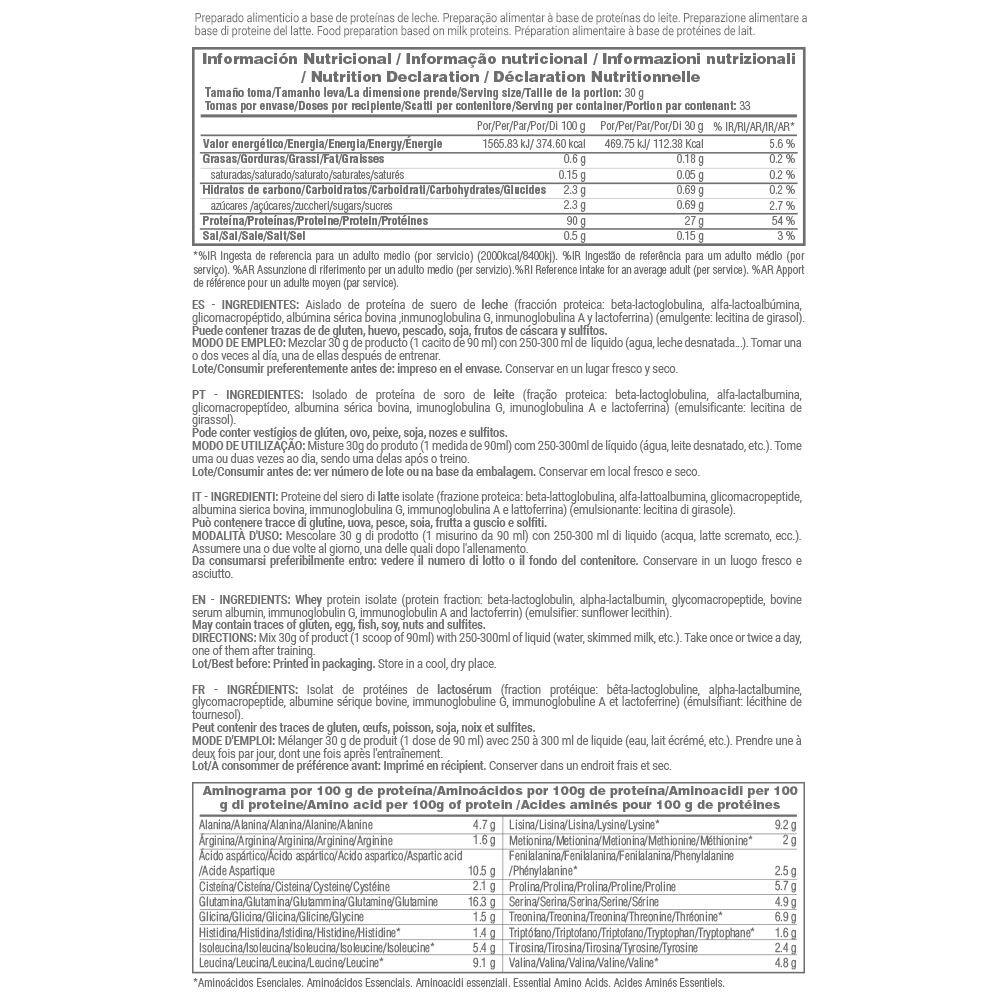 Cfm iso zero - 1kg Neutre de MASmusculo 5/6