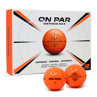 Golfbal pack 12 yellow - distance max