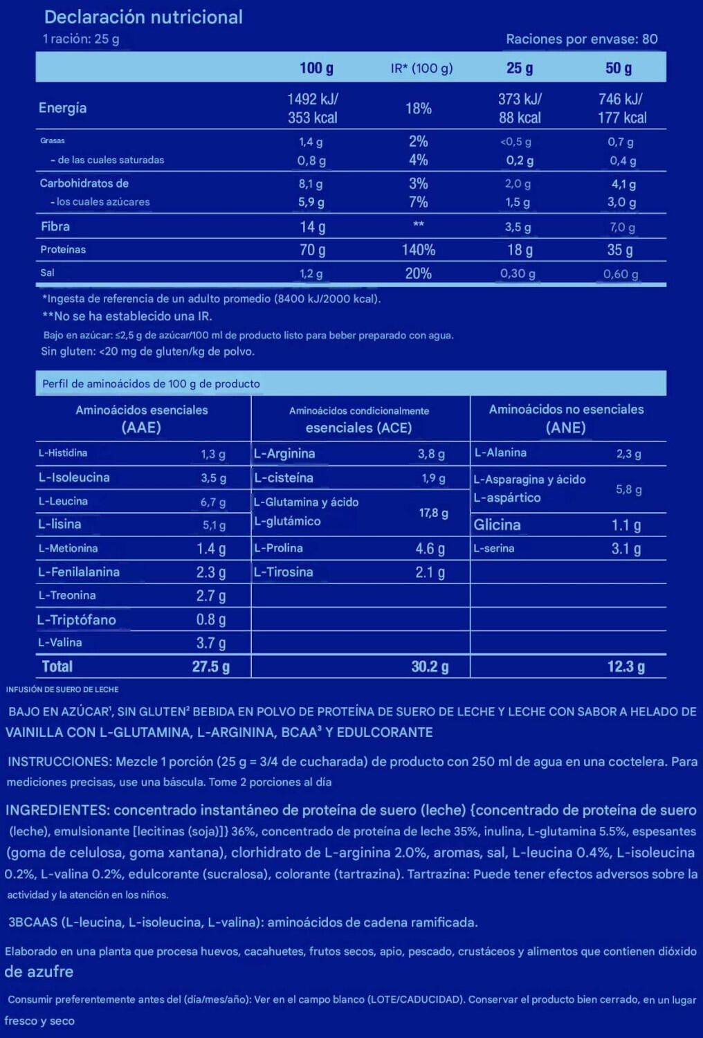 Whey Infusion - 2Kg Helado de Vainilla Scitec Nutrition 3/3
