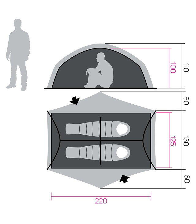 Tenda Hannah Tercel 2 Light 2/7