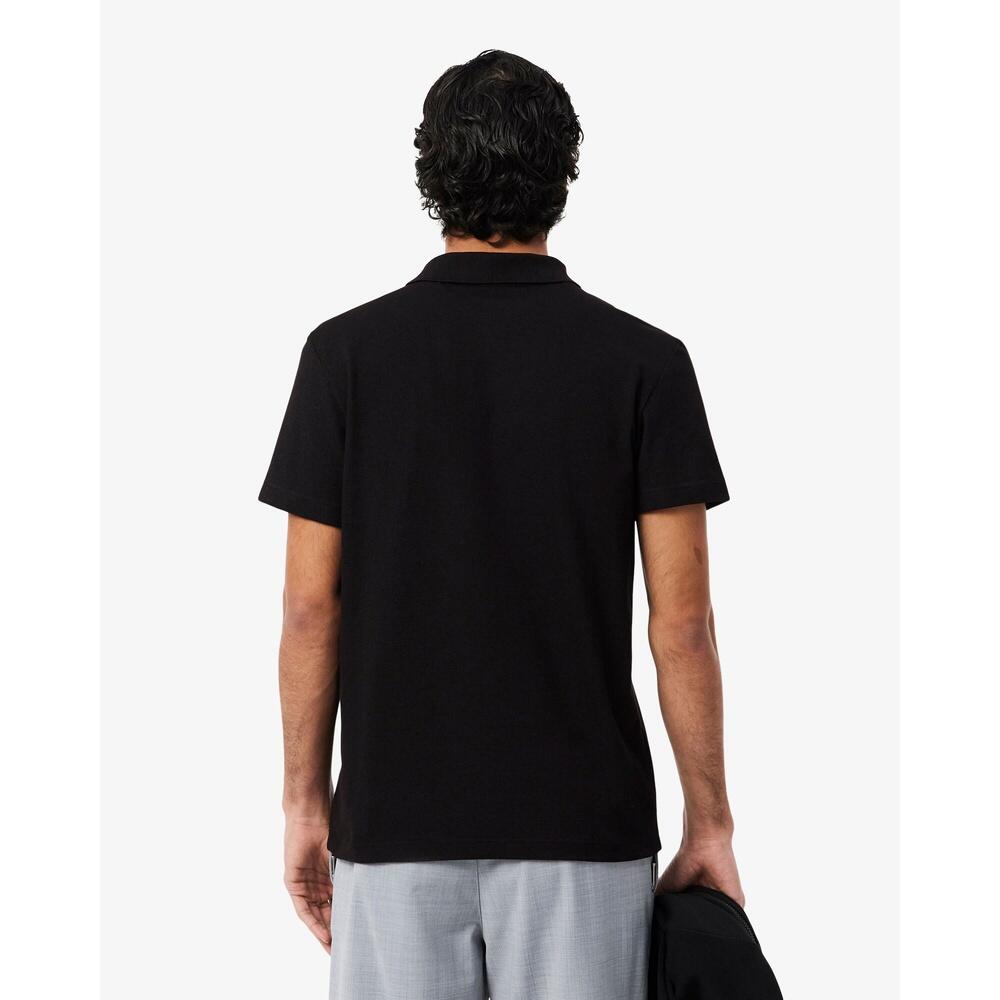 Pole lacoste in forma normale in cotone nero 2/6