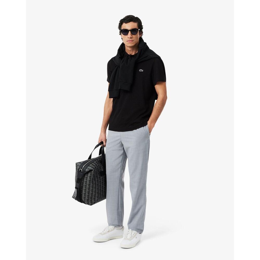 Pole lacoste in forma normale in cotone nero 5/6