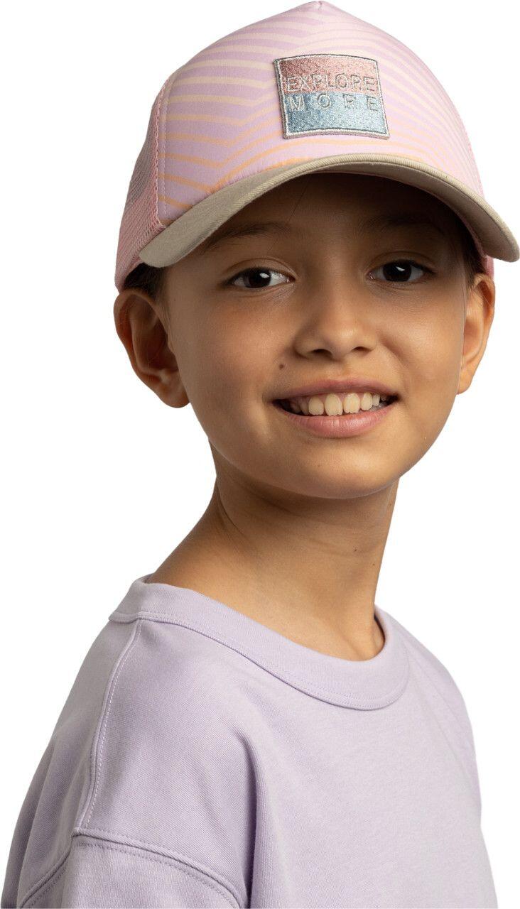 Buff Trucker Kids Cap Pink 3/7