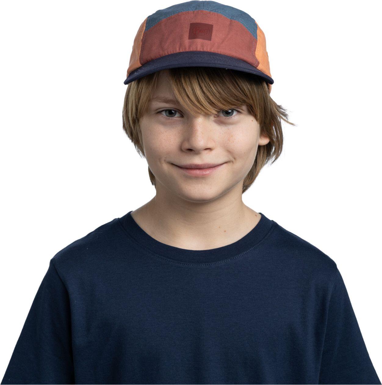 Cappellino Buff 5 Panel Go Kids Blu/Arancione 3/7
