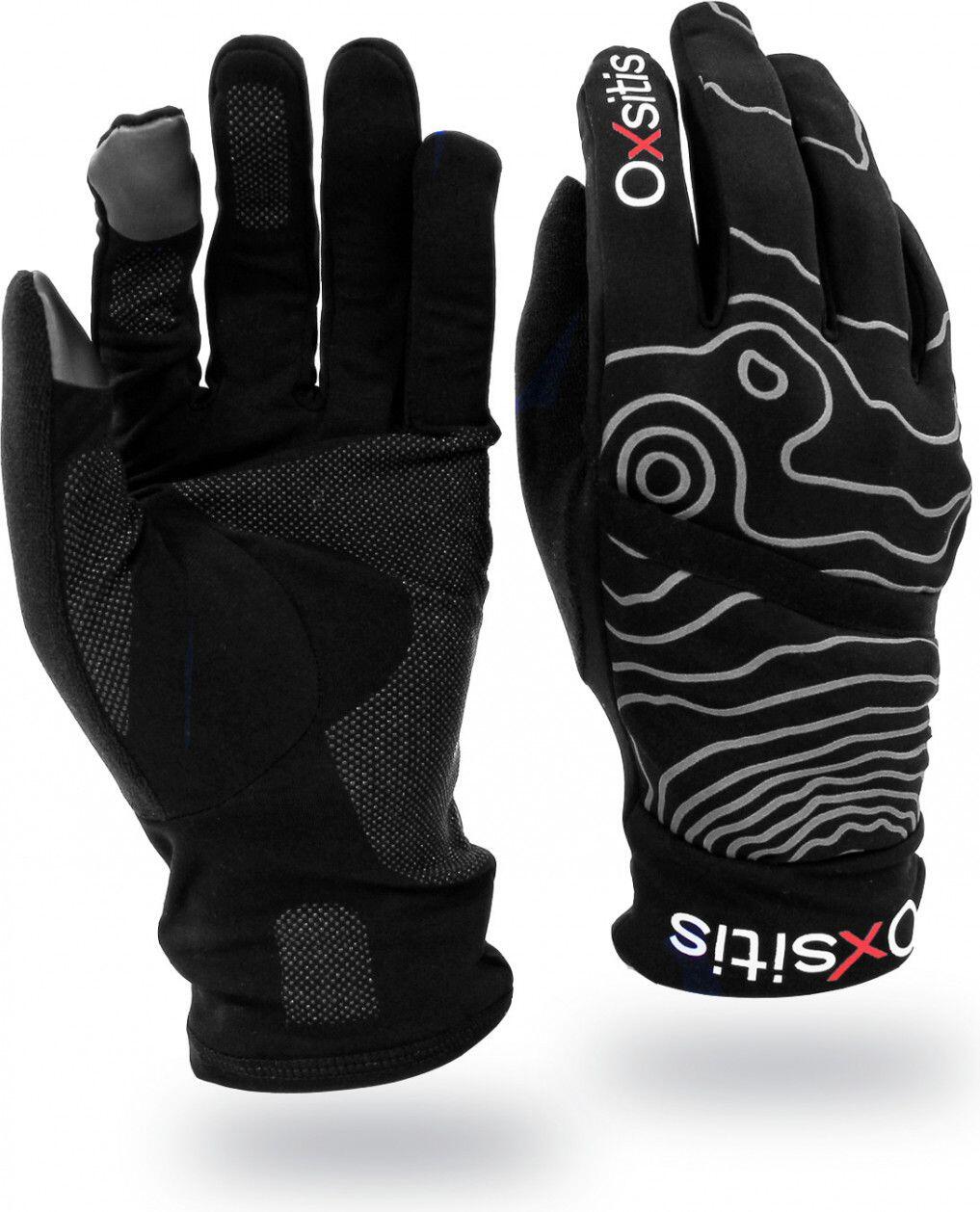 Luvas com proteção Oxsitis Evo Preto Vermelho 2/7