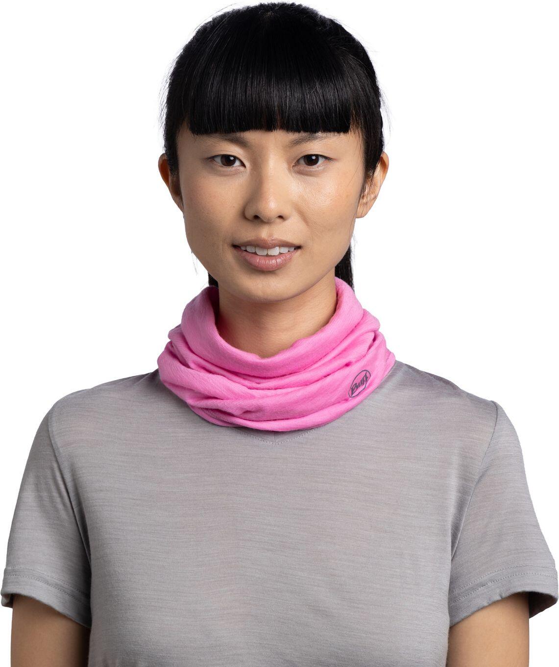 Braga de cuello Merino Lightweight Unisex Buff Rosa 3/7