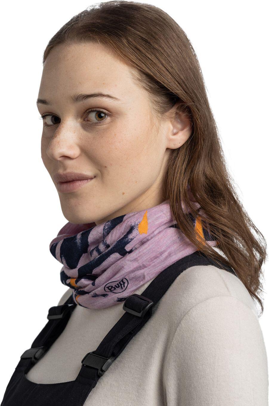Braga de cuello Merino Lightweight Unisex Buff Morado 3/7