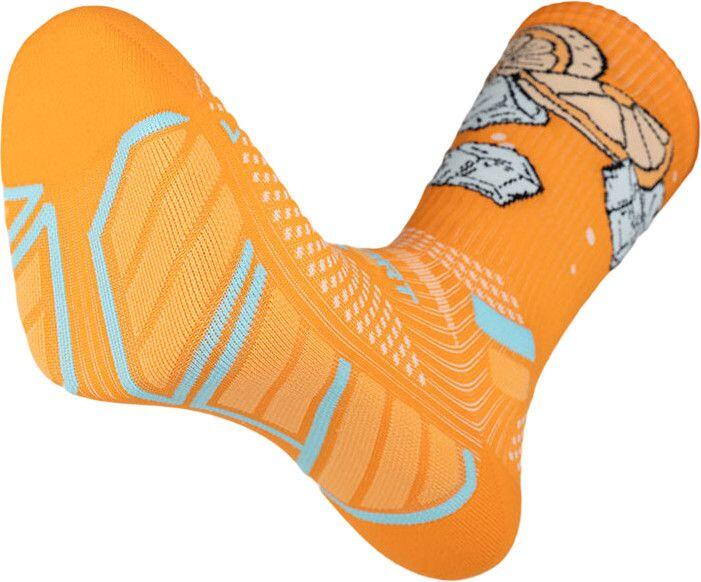 Calcetines BV Sport Trail Ultra Nutrisocks Spritz Collector Naranja 3/4