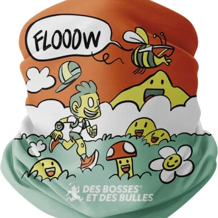 BV Sport Original DBDB Flow Mix Orange/Green Neck Warmer