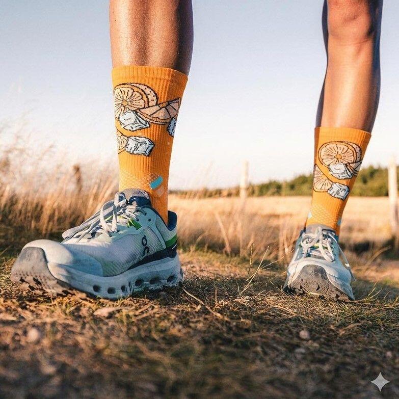 Calcetines BV Sport Trail Ultra Nutrisocks Spritz Collector Naranja 4/4