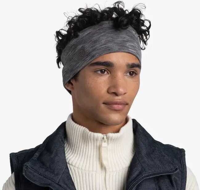 Unisex Hoofdband Buff Merino Breed Grijs 2/7