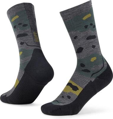 Buff mid lw merino sokken grijs