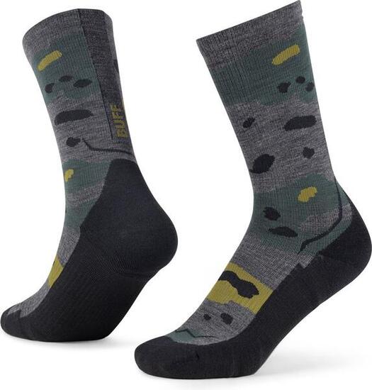 Chaussettes Buff Mid LW Merino Gris