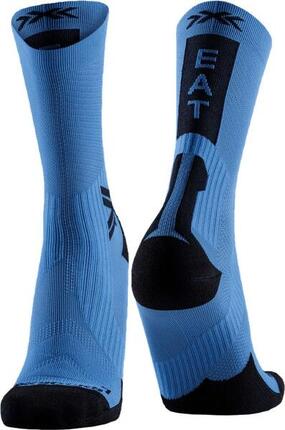 X-Socks Bike Perform Crew Socken Blau/Schwarz