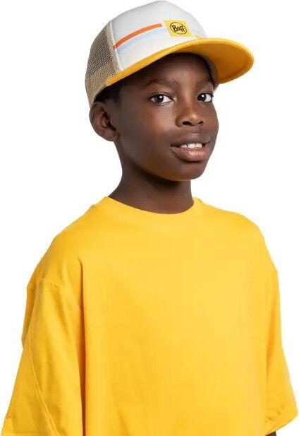 Buff Trucker Cap White Yellow Kids 3/7