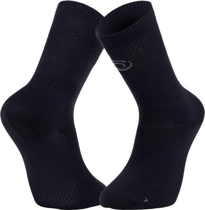 BV SPORT Light Run Black Running Socks 1/2