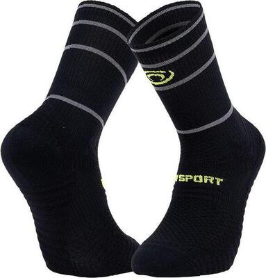 BV SPORT Reflect Running Socks Nero/Giallo